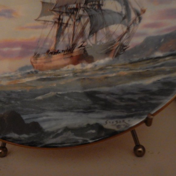 Journey's End ~ By John Stobart 1984 Royal Doulton 10.50" Plate Perfect Cond. - Picture 5 of 6
